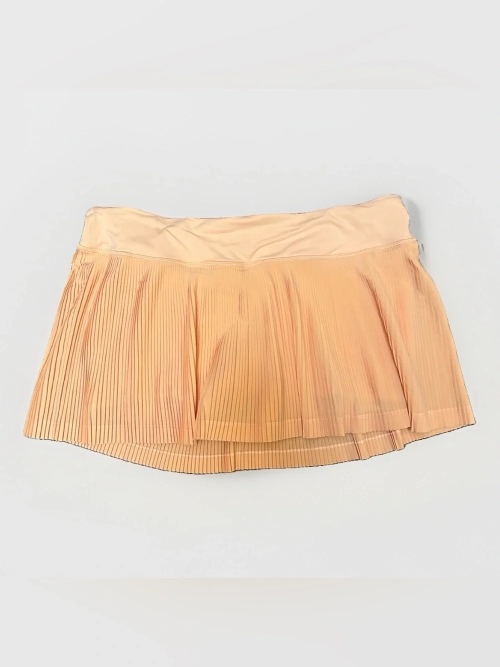 Lululemon Pleat To Street Skort Peach Orange Tennis Preppy Skirt Pickleball 12
